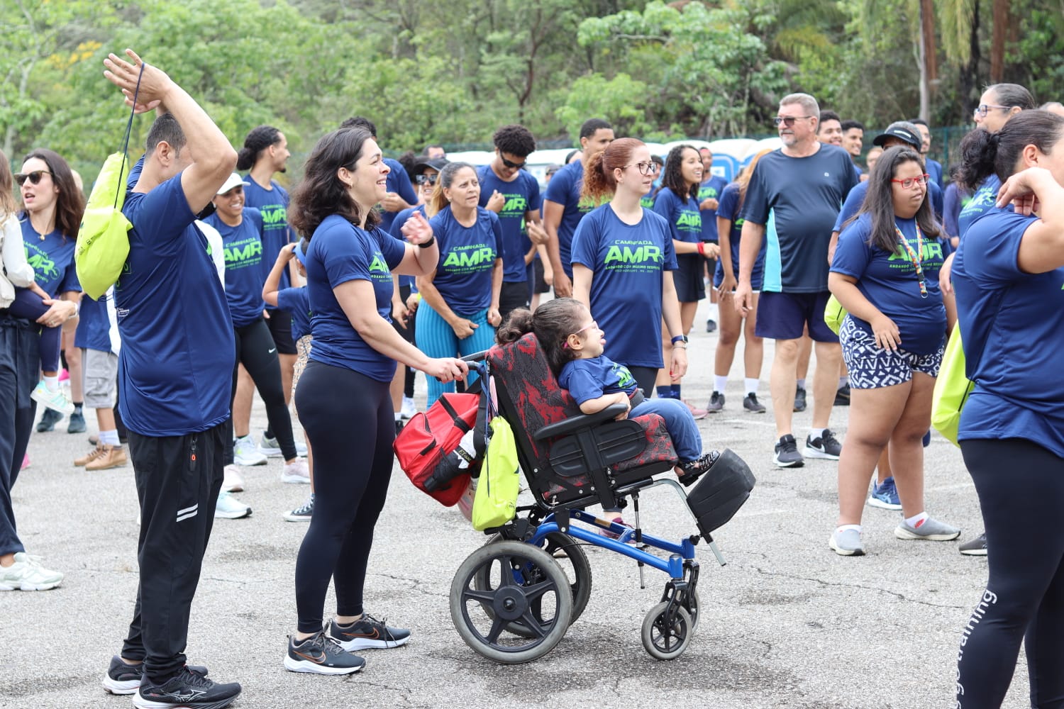 Evento reúne crianças com deficiência física em evento esportivo, no Parque Municipal, no dia 30