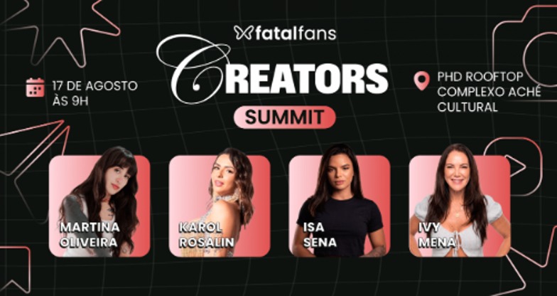 Fatal Fans reúne criadores de conteúdo em São Paulo para primeira edição do Creators Summit